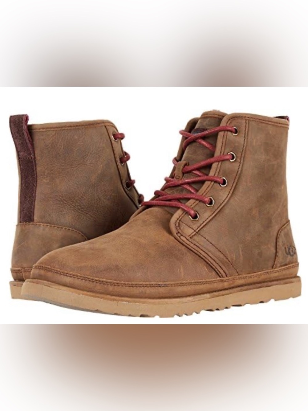 UGG Harkley Waterproof Leather Lace Up Chukka Boot SIZE 9